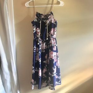 Floral print dress